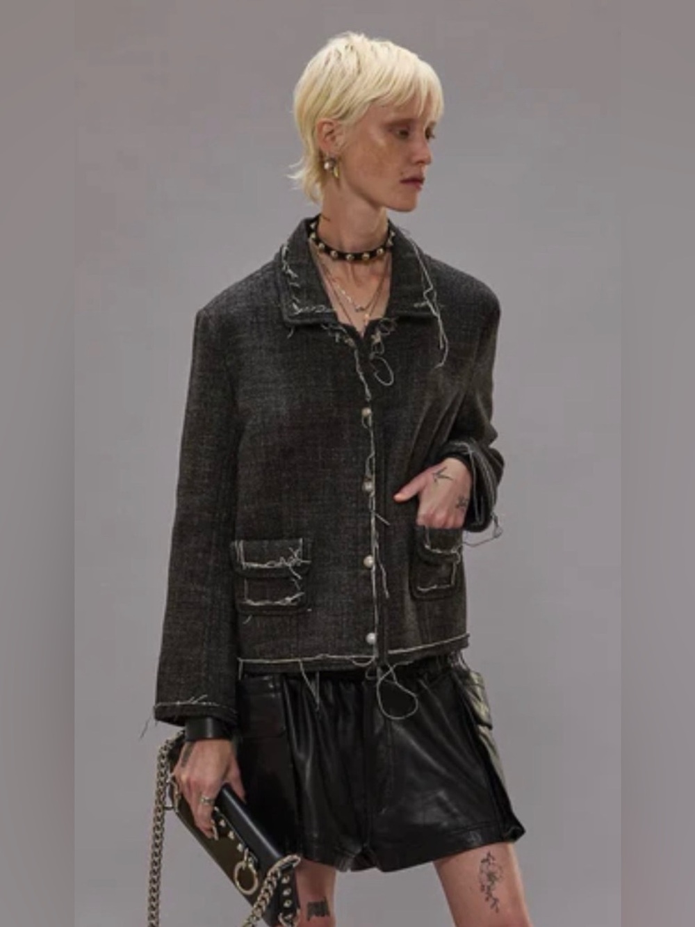 $1295 BRAND NEW R13 Boxy Jacket size Small